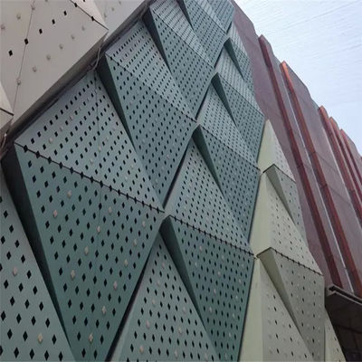 Mua 0.5mm-5.0mm Aluminium Perforated Panel cho mặt tiền tòa nhà dân cư online manufacture