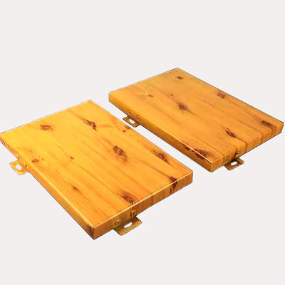 Mua 2mm-6mm Aluminium Wall Cladding Panel Màu giống như gỗ cho trang trí bên ngoài / nội thất online manufacture