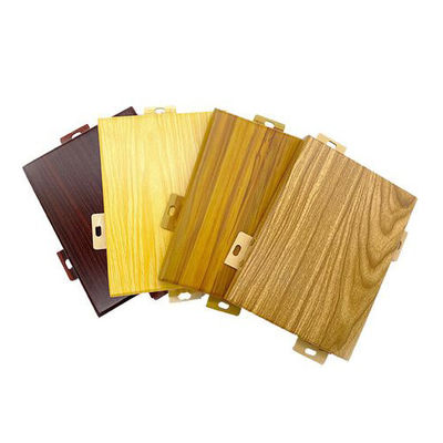 Mua Emulational Wooden Perforated Aluminum Sheets 1.5mm-6mm Độ dày Để trang trí nội thất online manufacture