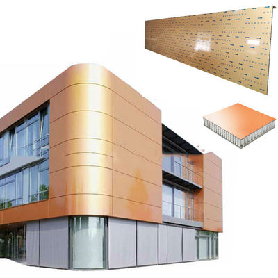 Mua Kích thước tối đa 2mx12m Lớn Aluminium Honeycomb Cladding Panel cho trang trí tường rèm online manufacture