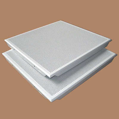 Các tấm trần bằng nhôm lỗ 300x300mm Gạch cho trang trí trần