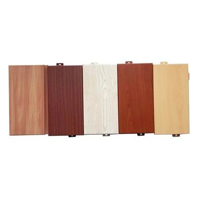 Phân đồ tường nhôm bên ngoài Phân đồ tường nhôm veneer tre sợi gỗ