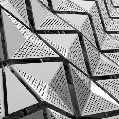 3D Perforated Aluminum Sheet Plate Panel được chế tạo và tùy chỉnh để trang trí tường