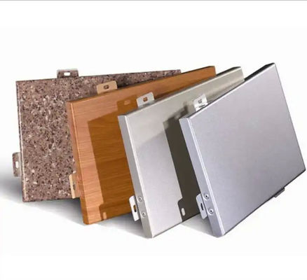 Nhôm veneer tấm gỗ nhôm PVDF lớp phủ bảng cho tường bên ngoài lớp phủ gỗ hạt nhôm bảng