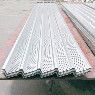 Bảng nhôm kim loại lỗ dài 6m với thiết kế tùy chỉnh cho trang trí mặt tiền ở Ả Rập Saudi