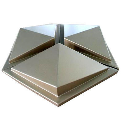 Các tấm lớp phủ tường nhôm 3D thanh lịch để trang trí tòa nhà