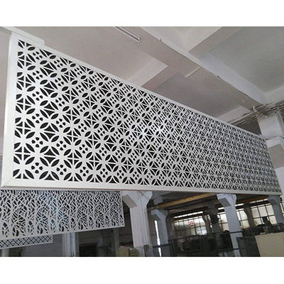 Bảng nhôm kim loại lỗ 2-6mm có thể tùy chỉnh cho trang trí bên ngoài tòa nhà